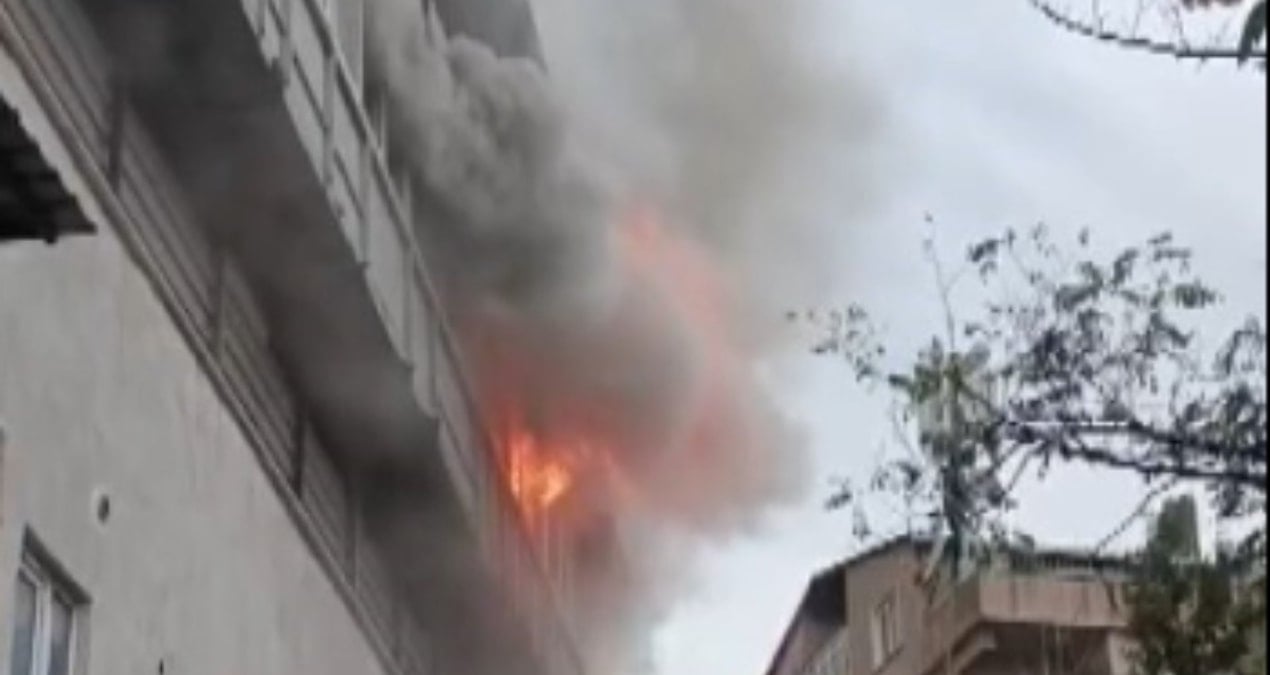 İstanbul’da kereste atölyesinde yangın