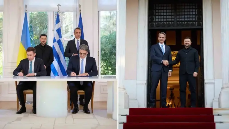 Ukrayna ile Yunanistan arasında doğalgaz anlaşması için niyet mektubu imzalandı