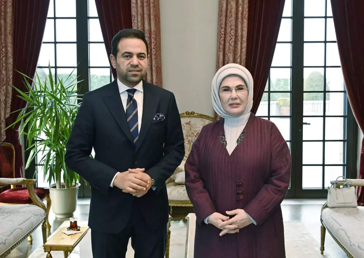 Emine Erdoğan, Müslüman Alimler Konseyi Genel Sekreteri ile bir araya geldi