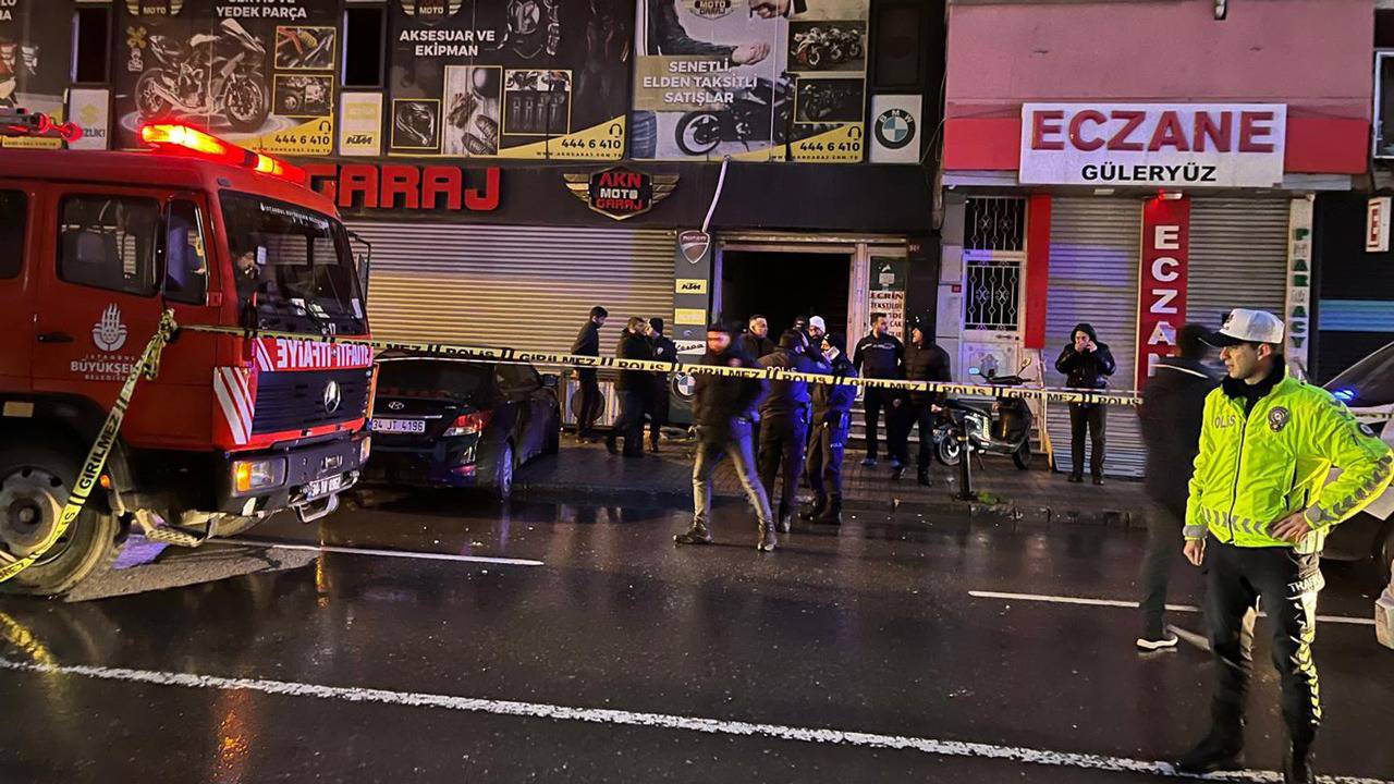 Esenler’de yanan iş yerinde 2 kişiye ait ceset bulundu